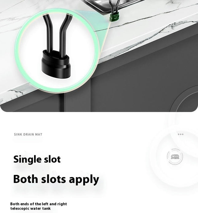 Grid for Kitchens Sink Rear Drain Sink Protector Grid Metal Sink Rack for Stainless Steel Grate Rack