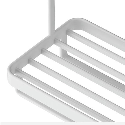 Sink Caddy Organizer Stainless Steel Sponge Dishcloth Holder - with Drain Pan Tray for Kitchen Countertop