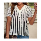 Black and white vertical strip