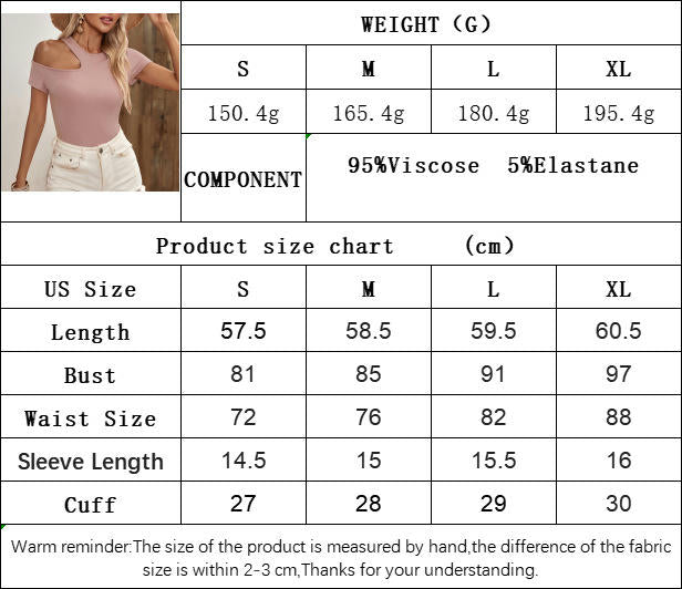 Womens Short Sleeve Cold Shoulder Tops Sexy Off Shoulder Tshirts Slim Fit Casual T Shirts