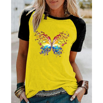 Womens Tshirt Graphic Tees Crew Neck Summer Short Sleeve Loose Fit Tops