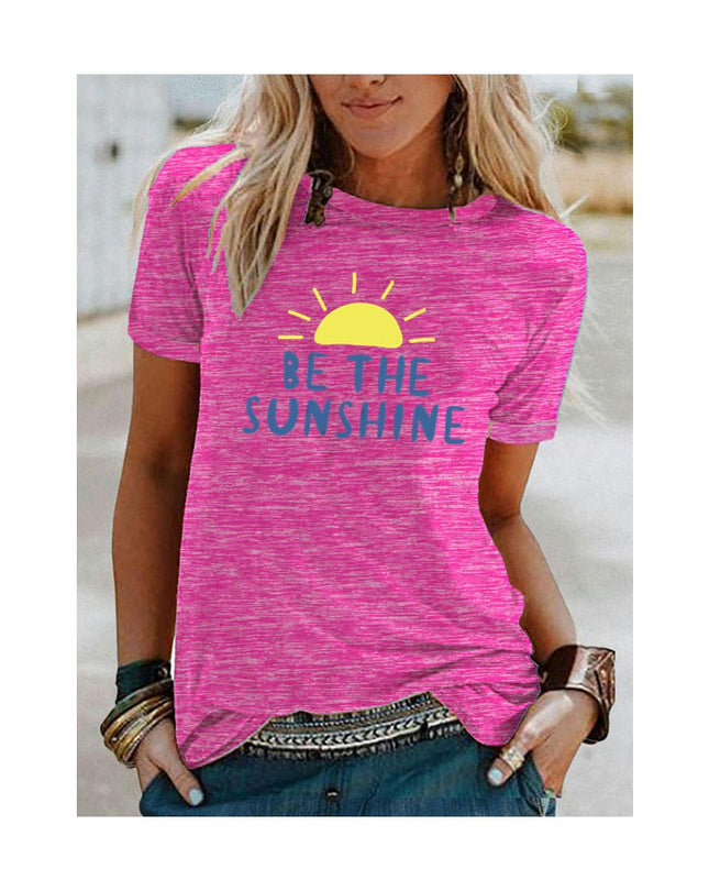 Graphic Tees for Women Short Sleeve Summer Tops Funny Letter Printed Casual T Shirts