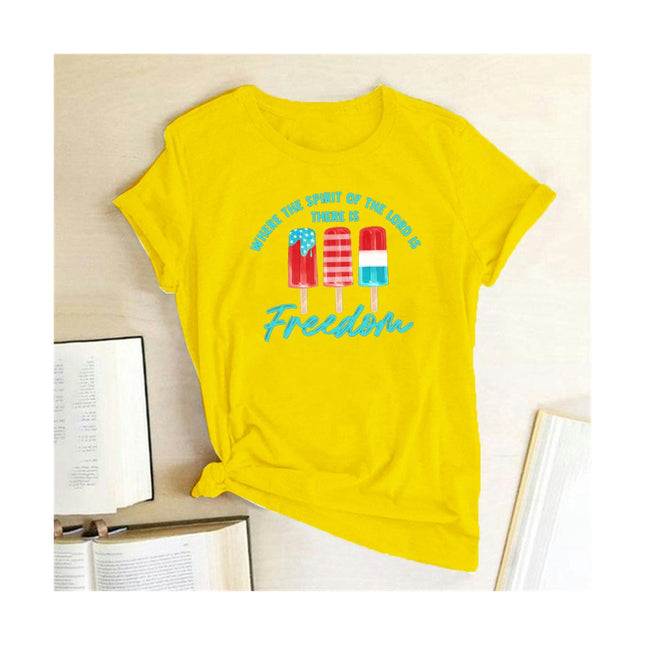 Women's Graphic Tees Casual Summer Funny Printed Short Sleeve T Shirts Tops