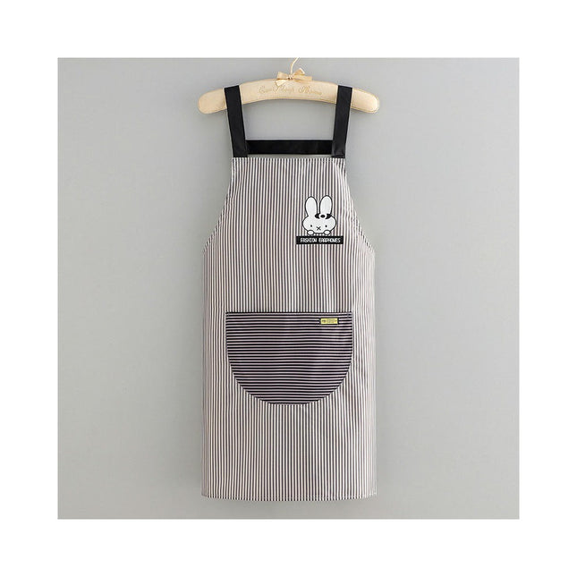 Apron for Women with Pockets,  Kitchen Striped Apron, Perfect for Cafe Shop Baking Gardening Cooking