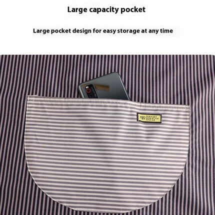 Apron for Women with Pockets,  Kitchen Striped Apron, Perfect for Cafe Shop Baking Gardening Cooking