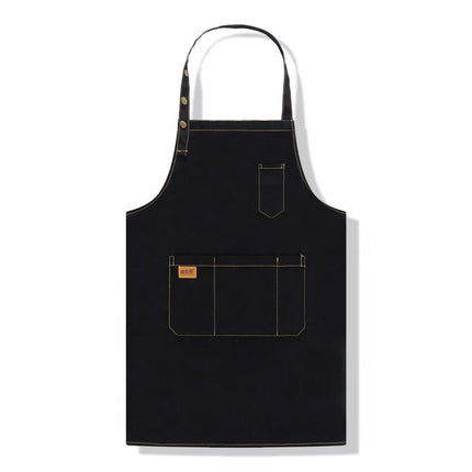 Plain Bib Aprons with Pockets - Unisex Apron for Kitchen Cooking Restaurant BBQ Painting