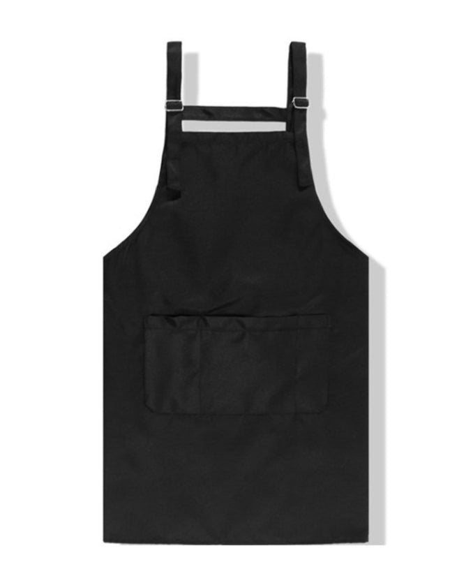 Waterproof Polyester Cotton Apron-Unisex Apron for Restaurant Kitchen Cooking Tea Shop Coffee