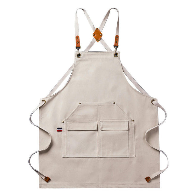 Aprons - Suitable for Gardening Restaurants with Large Pockets - Cotton Anti-fouling Aprons for Men and Women