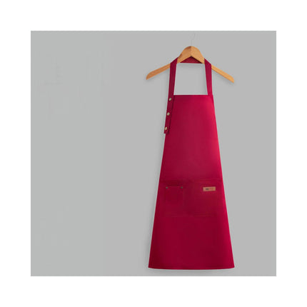 Apron for Men Women with Adjustable Straps and Large Pockets, Canvas Cotton Cooking Kitchen Aprons