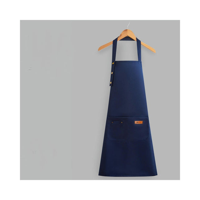 Apron for Men Women with Adjustable Straps and Large Pockets, Canvas Cotton Cooking Kitchen Aprons