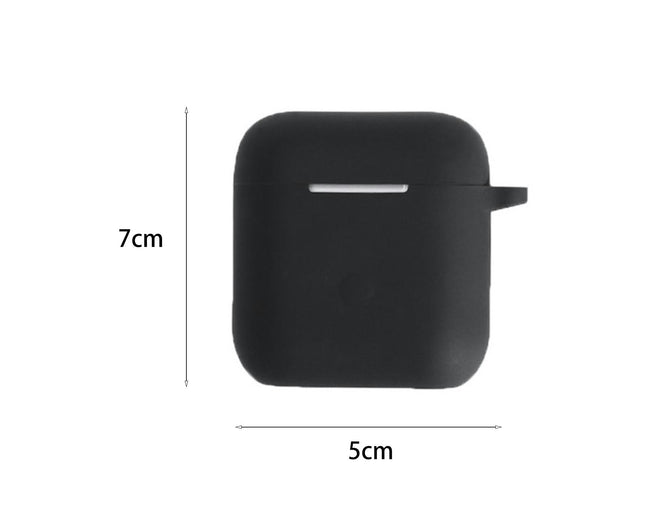 Safe Silicone Earphone Protective Cover Dustproof Protective Shell for QCY T8-Blackish Green