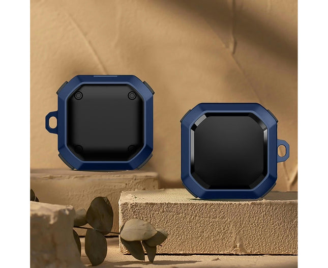 Waterproof TPU Earbud Case Earphone Protective Case for Samsung Galaxy Buds Pro Live-Navy Blue