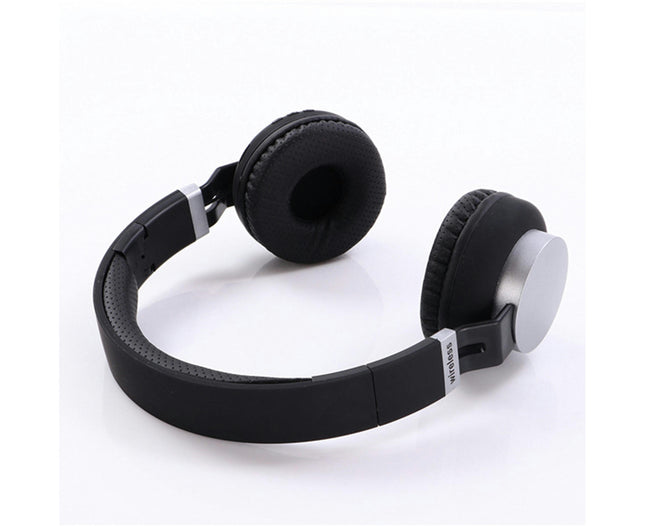 MH8 Radio Stereo Sport Laptop Headset Foldable Bluetooth-compatible 5.0 Wireless Headphone-Blue
