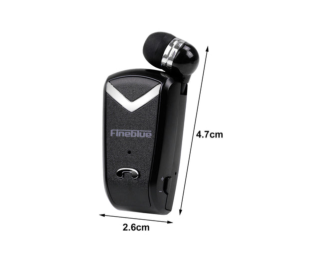 1Pc Fineblue F-V2 Wireless Hands-free Headset for Business Bluetooth-compatible 4.0 Earphone-Black