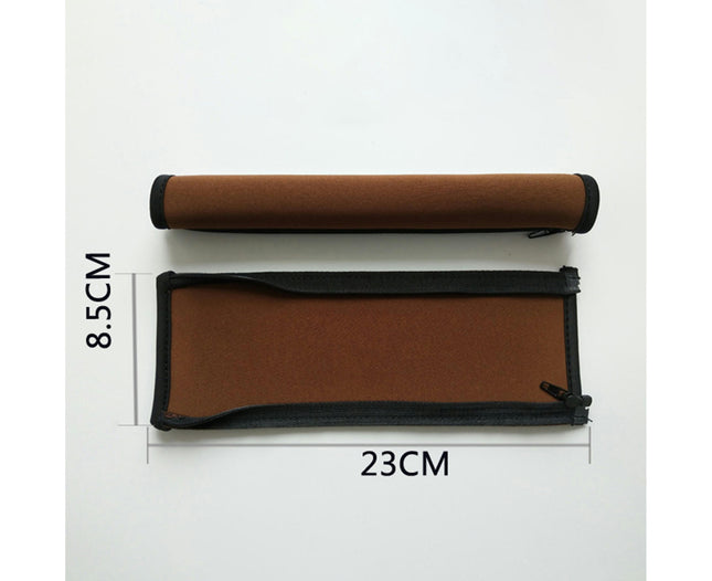 Headset Headphones Headband Cover Cushion Pad with Zipper Replacement for Sony MDR-1R-Brown