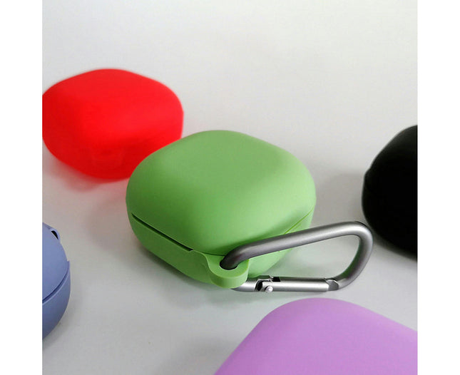 Washable Anti-oil Stain Anti-falling Earphone Case for Samsung Galaxy Buds Live-Lawn Green
