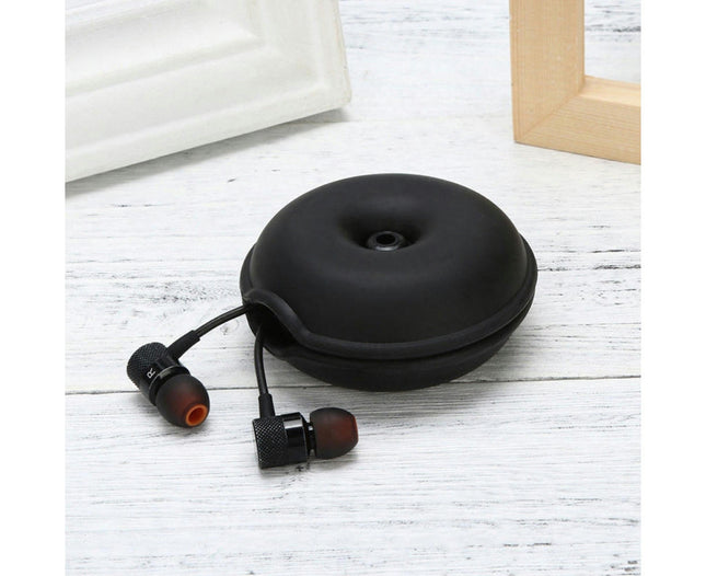 Rubber Cable Cord Wrap Wire Winder Earphone Organizer Holder Cute Turtle Shell-White