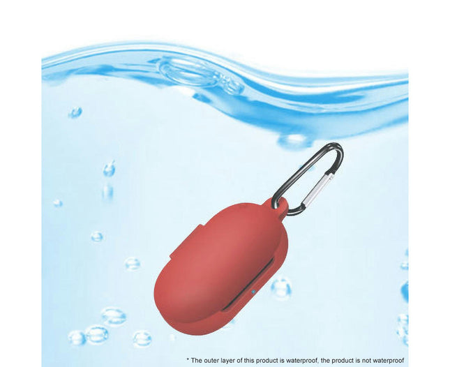 Silicone Bluetooth-compatible Earphones Anti-dust Protective Case for Samsung Galaxy Buds-White