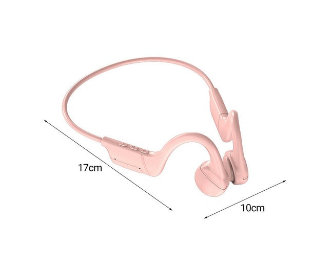 BL11 Wireless Sports Earphone IPX5 Waterproof Bluetooth5.2 Bone Conduction Earbud-Pink