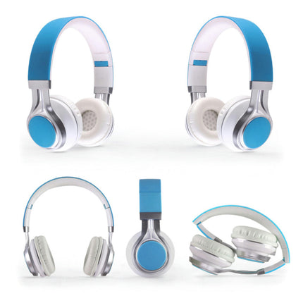 3.5mm Wired Headphone Stereo Headset Foldable Earphone for Phone Computer Tablet-Yellow