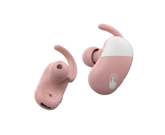 Wireless Mini Earphone Bluetooth-compatible 5.0 Smart Touch Rechargeable In-ear Earbuds-Pink