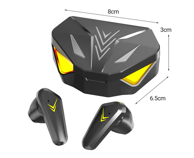 X15 Mini Stereo Wireless Earbud RGB Breathing Light Bluetooth-compatible5.1 Earbud-Black