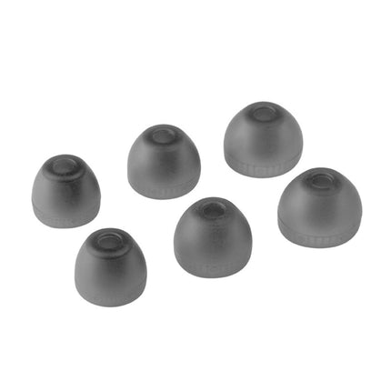 2Pcs Ear Caps Soft Silicone Comfortable Noise Isolating In-ear Earphone Tip Caps-Grey
