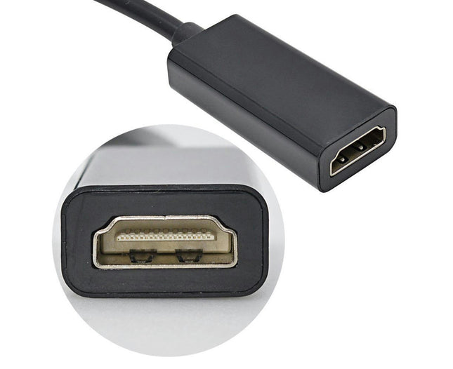 DisplayPort DP Male to HDMI-compatible Adapter Female Cable Converter for Dell HP Lenovo-1pc