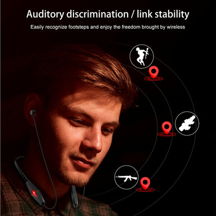 Bluetooth-compatible5.2 Neckband Earphone Portable Wireless Headset for Calling-Black