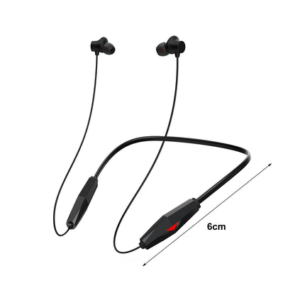 Bluetooth-compatible5.2 Neckband Earphone Portable Wireless Headset for Calling-Black