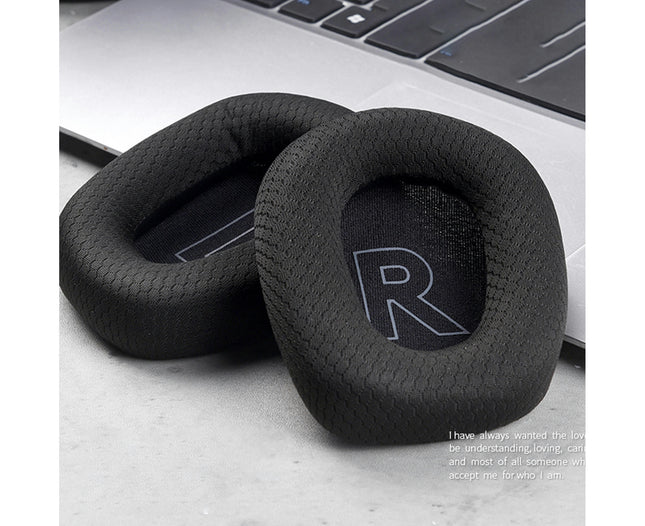 Earcaps Headset Replacement Earmuffs Breathable Mesh Ear Pads for Logitech G733 Headphone-Black