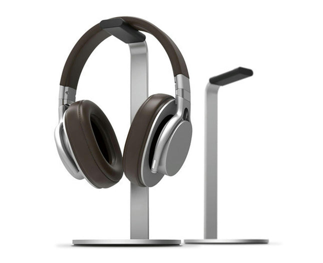 Bracket Desktop Headphone Display Rack Aluminium Alloy Headset Stand Holder-Silver