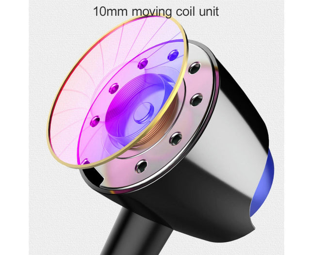In-ear Wired Earphone 3.5mm Universal Bass Headphone with Mic for Phone Tablet-Pink