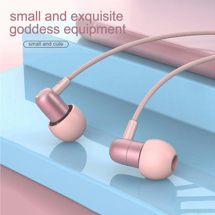 In-ear Button Controlled 3.5mm Jack Wired Sleep Earphones with Line Control-Black