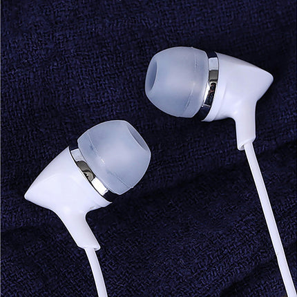 6D Mega Bass Universal 3.5mm In-ear Wired Earbud Gaming Earbud for Running-White