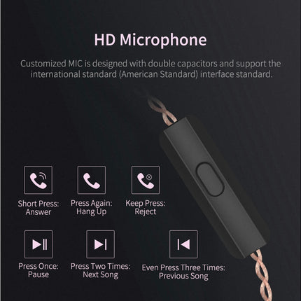 Metal 4 Cores HIFI Bass Earbuds ZSN In-Ear Wired Sport Noise Reduction Earphones-Cyan