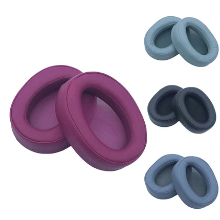 1 Pair Foam Earpad Replacement Faux Leather Soft Headphone Accessory for Sony-6#