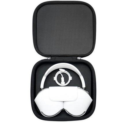 Shockproof Headphone Storage Box Dustproof Portable Headset Storage Case for AirPods Max-Black