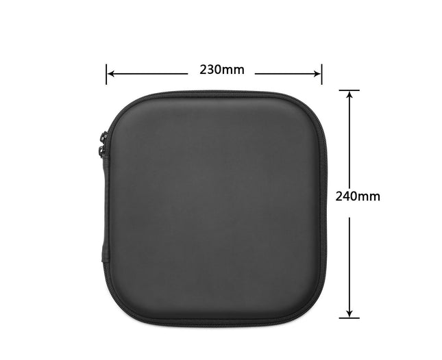 Shockproof Headphone Storage Box Dustproof Portable Headset Storage Case for AirPods Max-Black