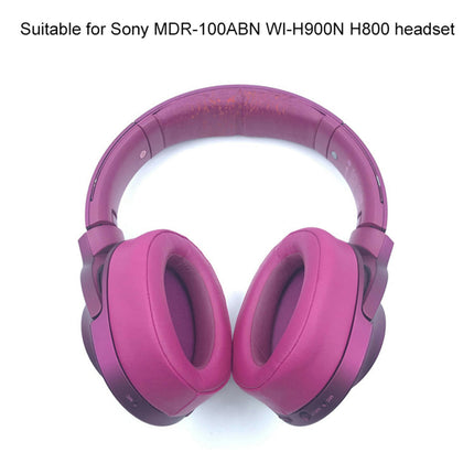 1 Pair Headphone pad Accessory Faux Leather Earpad Cushion Replacement for Sony-1#