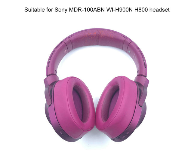 1 Pair Headphone pad Accessory Faux Leather Earpad Cushion Replacement for Sony-1#