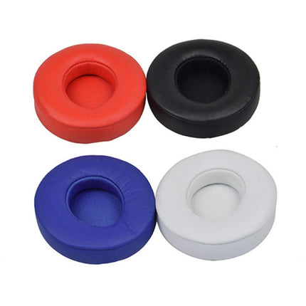 2Pcs Replacement Earpads Cover Wireless Headphone Cushion Earmuff for Solo 2 3-Black