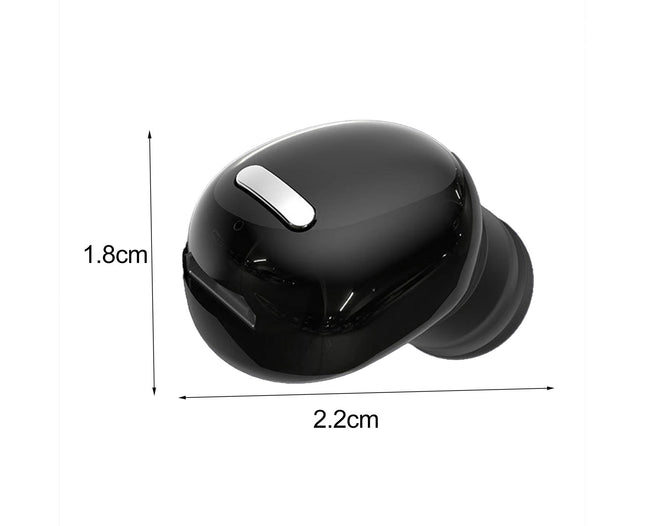 1Pc XT-5 Mini 5.0 HiFi Sound Earphone In-ear Earbuds  for Sport Wireless Headset with Mic-Black