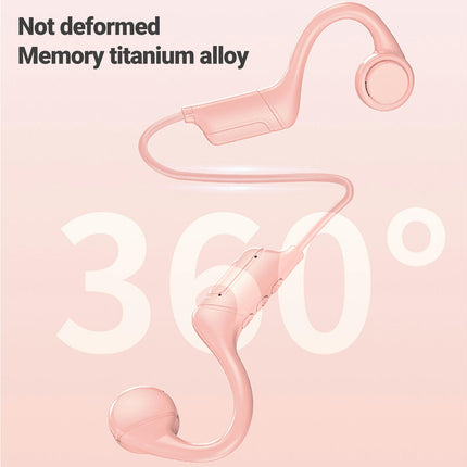 BL11 Noise Cancelling Wireless Earphone IPX5 Waterproof Bluetooth 5.2 Earbud for Doing Sports-Pink