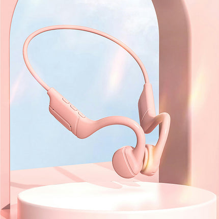BL11 Noise Cancelling Wireless Earphone IPX5 Waterproof Bluetooth 5.2 Earbud for Doing Sports-Pink