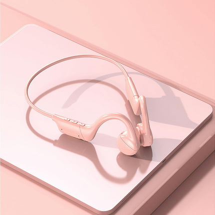 BL11 Noise Cancelling Wireless Earphone IPX5 Waterproof Bluetooth 5.2 Earbud for Doing Sports-Pink