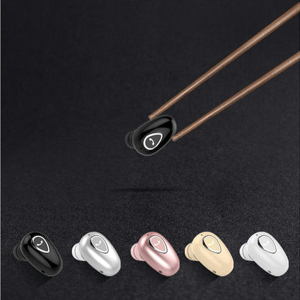 1Pc Sports Stereo Headphone Mini In-ear Wireless Bluetooth-compatible Earphone with Mic-Pink