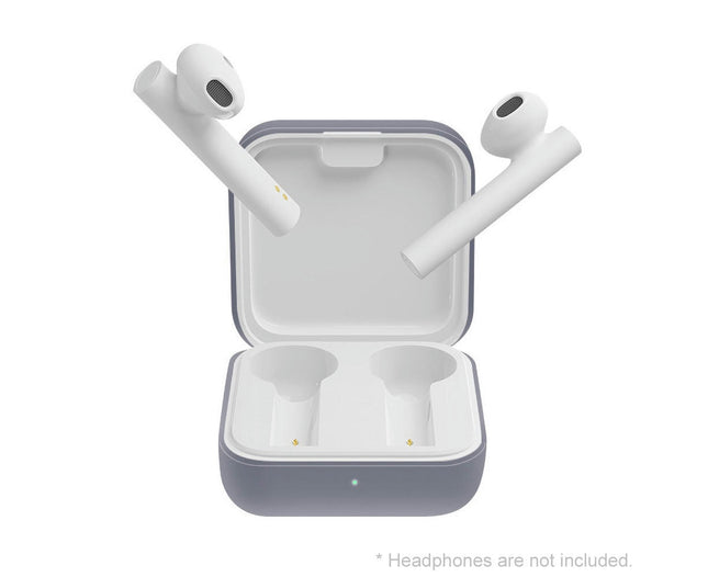 Silicone Anti-scratch Bluetooth-compatible Earphones Protective Case for Xiaomi Air 2 SE-White