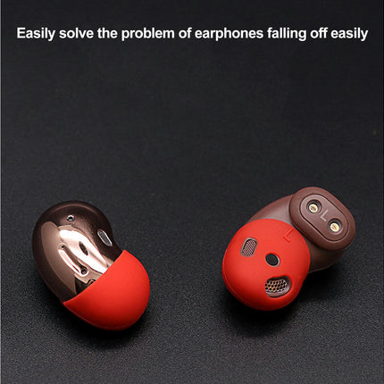 1 Pair Ear Caps Wireless Earphone Protective Case for Samsung Galaxy Buds Live-Green