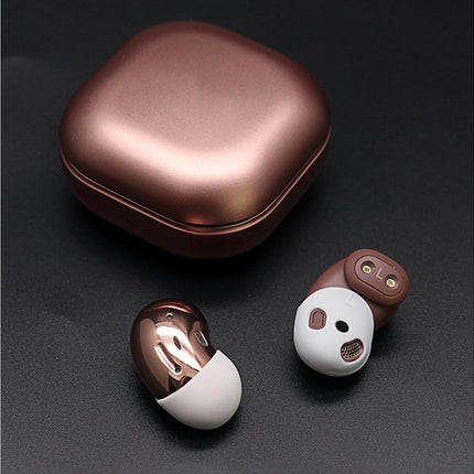 1 Pair Ear Caps Wireless Earphone Protective Case for Samsung Galaxy Buds Live-Green